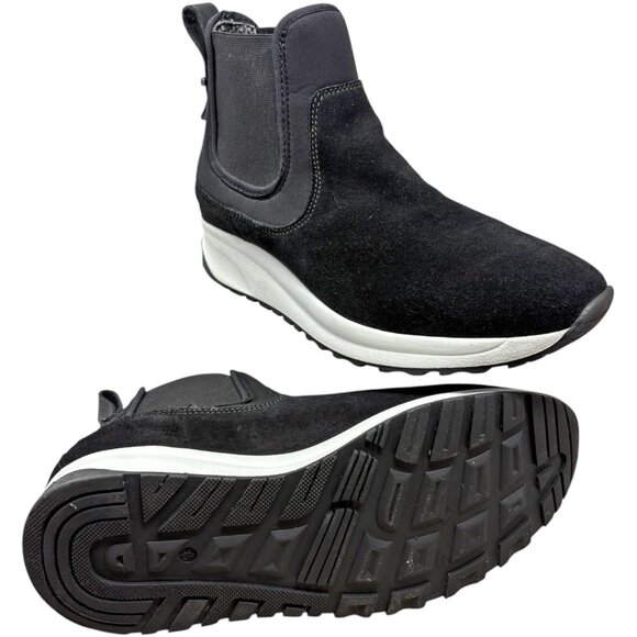 Aquatalia Becky Suede Chelsea Style Platform Sneakers - Picture 6 of 12